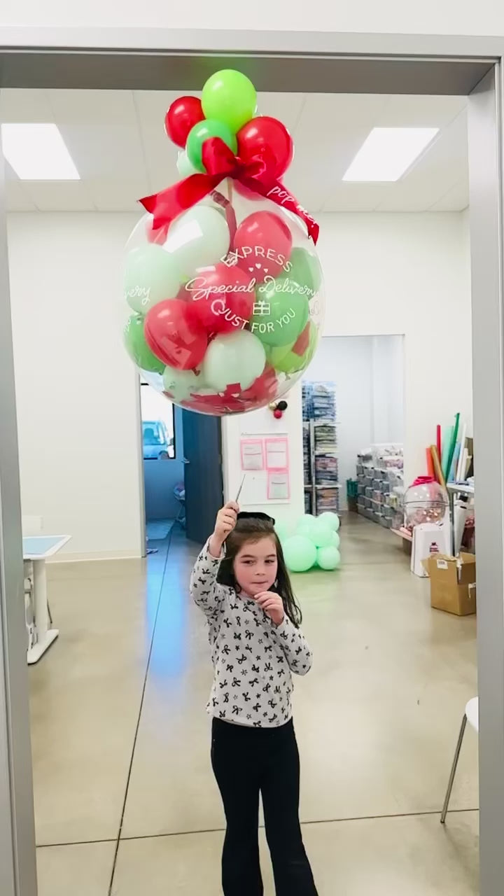 Load and play video in Gallery viewer, Elf Balloon - 2024 Holiday Edition
